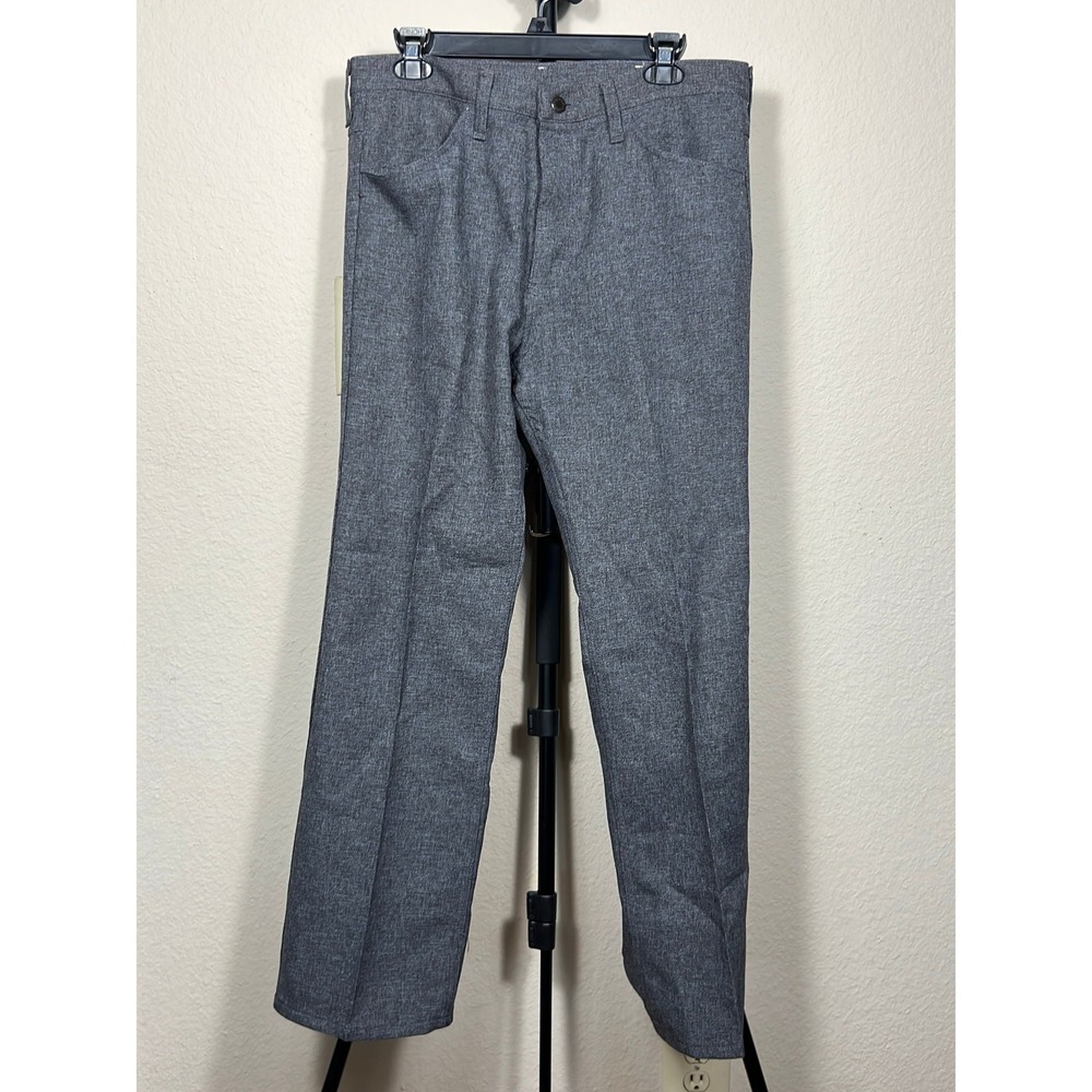 70s-80s Vintage Wrangler Wrancher Men 34x29 Grey Regular Fit Pants